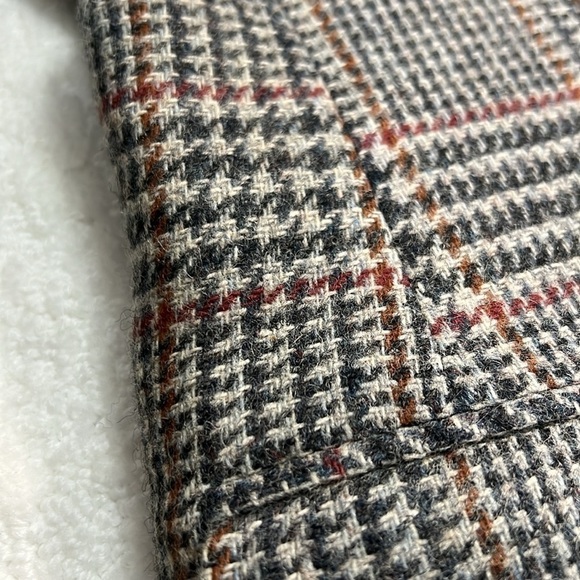 Oakton multi color herringbone sports coat blazer jacket 42 - Picture 8 of 10